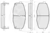 Комплект тормозных колодок, дисковый тормоз OPTIMAL 12135 (фото 3)