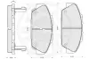 Комплект тормозных колодок, дисковый тормоз OPTIMAL 12145 (фото 2)
