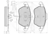 Комплект тормозных колодок, дисковый тормоз OPTIMAL 12155 (фото 3)