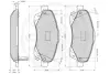 Комплект тормозных колодок, дисковый тормоз OPTIMAL 12160 (фото 3)