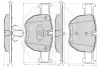 Комплект тормозных колодок, дисковый тормоз OPTIMAL 12161 (фото 2)