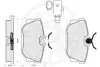 Комплект тормозных колодок, дисковый тормоз OPTIMAL 12189 (фото 3)