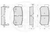 Комплект тормозных колодок, дисковый тормоз OPTIMAL 12209 (фото 3)