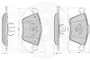 Комплект тормозных колодок, дисковый тормоз OPTIMAL 12222 (фото 3)