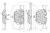 Комплект тормозных колодок, дисковый тормоз OPTIMAL 12252 (фото 3)