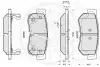 Комплект тормозных колодок, дисковый тормоз OPTIMAL 12268 (фото 3)