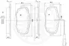 Комплект тормозных колодок, дисковый тормоз OPTIMAL 12333 (фото 3)