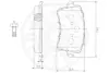 Комплект тормозных колодок, дисковый тормоз OPTIMAL 12443 (фото 3)