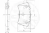 Комплект тормозных колодок, дисковый тормоз OPTIMAL 12462 (фото 3)