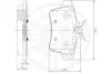 Комплект тормозных колодок, дисковый тормоз OPTIMAL 12468 (фото 3)