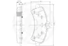 Комплект тормозных колодок, дисковый тормоз OPTIMAL 12472 (фото 3)