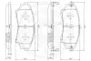 Комплект тормозных колодок, дисковый тормоз OPTIMAL 12491 (фото 3)