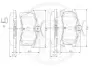 Комплект тормозных колодок, дисковый тормоз OPTIMAL 12493 (фото 3)