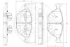 Комплект тормозных колодок, дисковый тормоз OPTIMAL 12510 (фото 3)