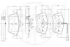 Комплект тормозных колодок, дисковый тормоз OPTIMAL 12516 (фото 3)