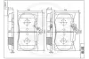 Комплект тормозных колодок, дисковый тормоз OPTIMAL 12527 (фото 3)