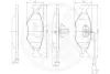 Комплект тормозных колодок, дисковый тормоз OPTIMAL 12529 (фото 3)