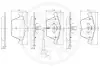 Комплект тормозных колодок, дисковый тормоз OPTIMAL 12532 (фото 3)