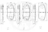 Комплект тормозных колодок, дисковый тормоз OPTIMAL 12536 (фото 3)