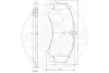 Комплект тормозных колодок, дисковый тормоз OPTIMAL 12583 (фото 3)
