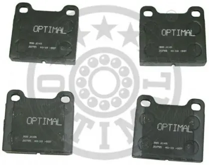 Комплект тормозных колодок, дисковый тормоз OPTIMAL 2145