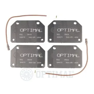 Комплект тормозных колодок, дисковый тормоз OPTIMAL 3503