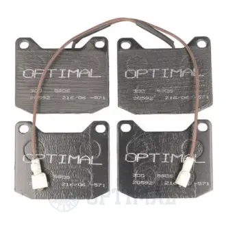 Комплект тормозных колодок, дисковый тормоз OPTIMAL 5906