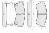 Комплект тормозных колодок, дисковый тормоз OPTIMAL 59252 (фото 3)