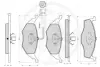 Комплект тормозных колодок, дисковый тормоз OPTIMAL 71811 (фото 3)