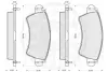 Комплект тормозных колодок, дисковый тормоз OPTIMAL 72610 (фото 3)