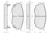 Комплект тормозных колодок, дисковый тормоз OPTIMAL 80012 (фото 3)
