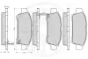 Комплект тормозных колодок, дисковый тормоз OPTIMAL 82002 (фото 2)