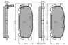 Комплект тормозных колодок, дисковый тормоз OPTIMAL 85302 (фото 2)