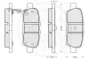 Комплект тормозных колодок, дисковый тормоз OPTIMAL 87601 (фото 3)