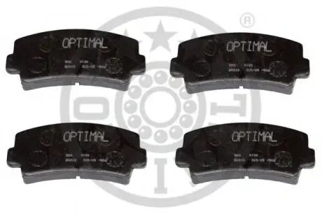 Комплект тормозных колодок, дисковый тормоз OPTIMAL 9138