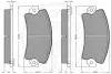 Комплект тормозных колодок, дисковый тормоз OPTIMAL 9142A (фото 3)