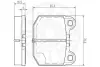 Комплект тормозных колодок, дисковый тормоз OPTIMAL 9164 (фото 3)