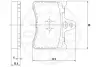 Комплект тормозных колодок, дисковый тормоз OPTIMAL 9175 (фото 3)