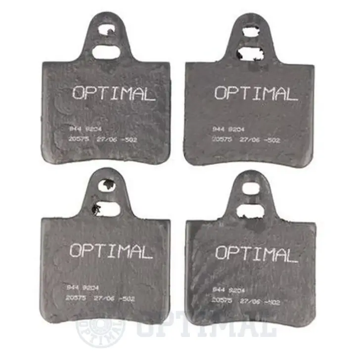 Комплект тормозных колодок, дисковый тормоз OPTIMAL 9204 (фото 1)