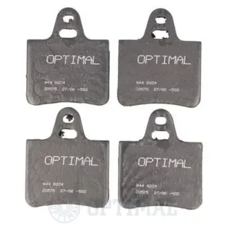 Комплект тормозных колодок, дисковый тормоз OPTIMAL 9204