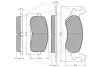 Комплект тормозных колодок, дисковый тормоз OPTIMAL 9208 (фото 2)