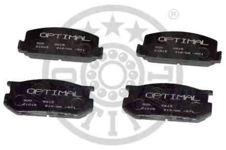 Комплект тормозных колодок, дисковый тормоз OPTIMAL 9215