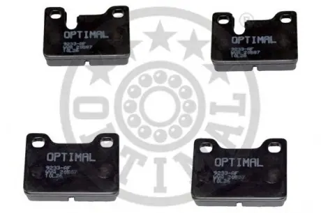 Комплект тормозных колодок, дисковый тормоз OPTIMAL 9233