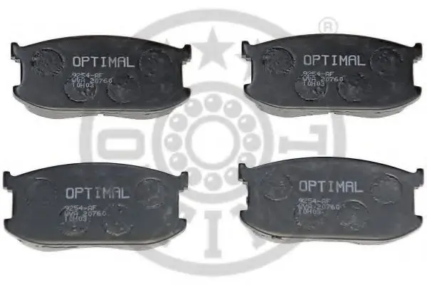 Комплект тормозных колодок, дисковый тормоз OPTIMAL 9254 (фото 1)