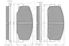 Комплект тормозных колодок, дисковый тормоз OPTIMAL 9316 (фото 3)