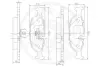 Комплект тормозных колодок, дисковый тормоз OPTIMAL 9320 (фото 3)
