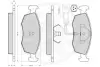 Комплект тормозных колодок, дисковый тормоз OPTIMAL 9357 (фото 3)