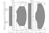 Комплект тормозных колодок, дисковый тормоз OPTIMAL 9362 (фото 3)