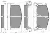Комплект тормозных колодок, дисковый тормоз OPTIMAL 9372 (фото 2)
