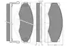 Комплект тормозных колодок, дисковый тормоз OPTIMAL 9376 (фото 2)